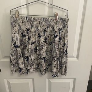 Mixed pattern Talula elastic waist skirt brand new